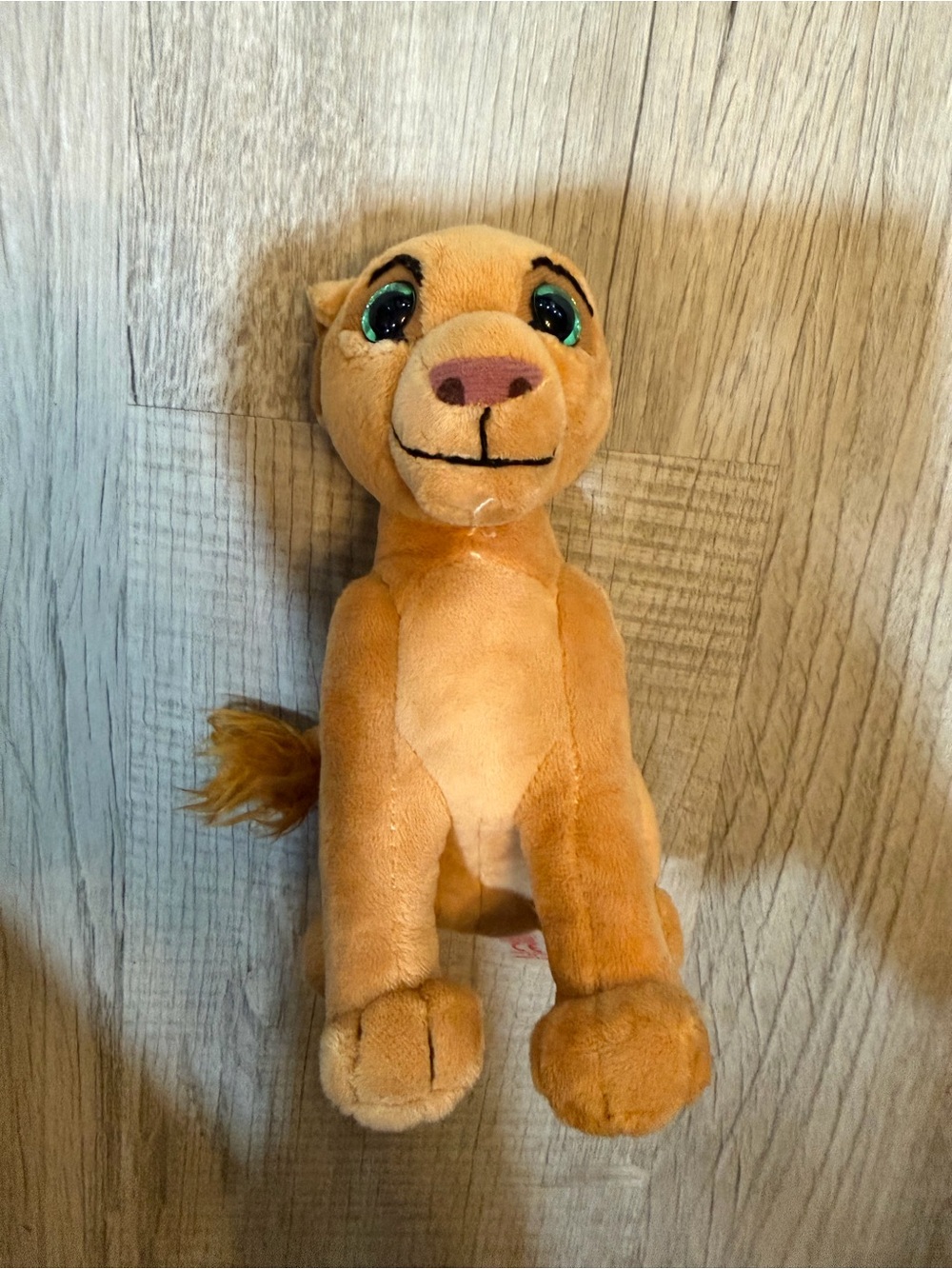Ty Plush Lion Cub - Tan with Green Eyes